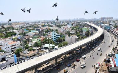 Second unidirectional flyover at Medavakkam thrown open to public