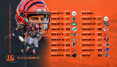 Bengals 2022 NFL schedule: Early week-by-week predictions for every game