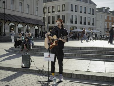 This musician helps homesick Ukrainians feel a little more at home in Poland