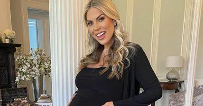 TOWIE star Frankie Essex shows off growing bump as she prepares to give birth to twins