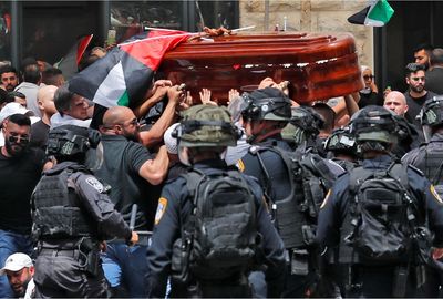 Israeli forces attack reporter's funeral