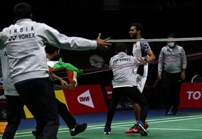 India's Prannoy seals historic Thomas Cup badminton finals berth