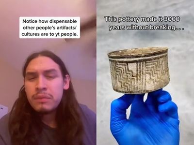 TikTok account appears to delete video amid criticism for intentionally shattering ‘3,000-year-old pottery artifact’