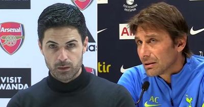 Antonio Conte accused of "patronising and condescending" Arsenal rival Mikel Arteta