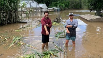 Young farmers bounce back after floods with help of neighbours, friends and customers