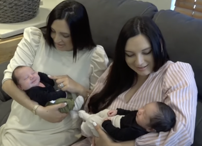 Identical twins welcome sons on same day, hours apart: ‘It just feels like it was supposed to be’
