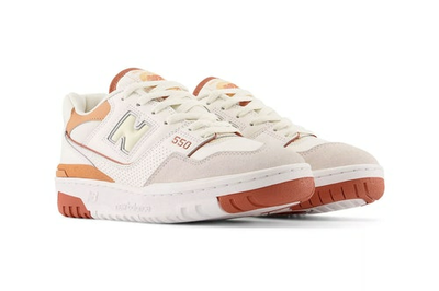 New Balance’s peachy 550 sneaker is perfect for summer