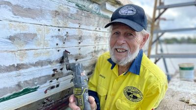 Sydney Harbour workboat rediscovered by its 1960s skipper decades later at Port Macquarie