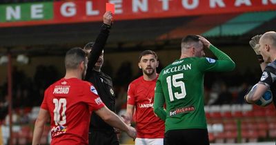 Glentoran boss Mick McDermott reads riot act after "inexcusable" European play-off collapse