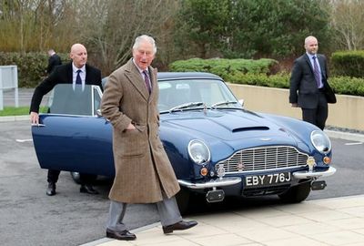 Prince Charles fuels his 50-year-old Aston Martin with cheese and wine