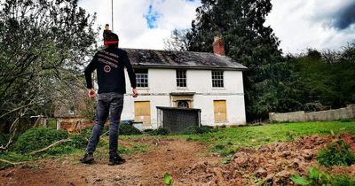 Inside deserted farmhouse frozen in time for 60 years with haunting pictures on walls