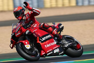 MotoGP French GP: Bagnaia leads Ducati 1-2 to claim second pole
