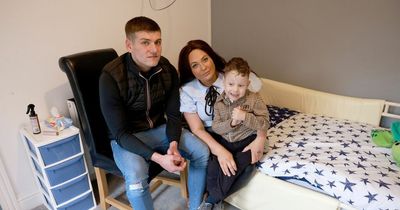 Desperate mum claims she has to sleep in bed with disabled son to keep him safe