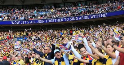 Why is Abide With Me sung before the FA Cup final?