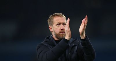 Graham Potter celebrated Brighton's win over Man Utd "like a bit of an idiot"