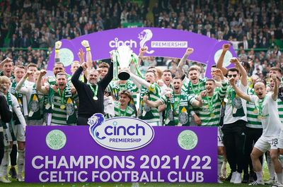 Celtic duo Bitton & Rogic given trophy honour as Champions League theme blared at Parkhead