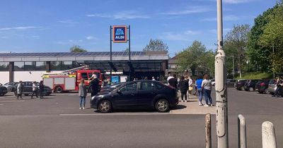 Shoppers evacuated as fire crews descend on busy Aldi supermarket