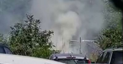 Several cars 'seen on fire' as blaze breaks out at Manchester Airport car park