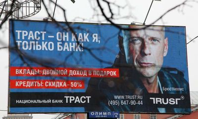 The Russian bank, the Bruce Willis ad and the $900m sanctions battle