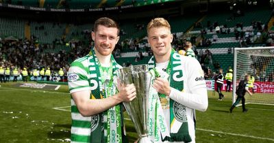 Celtic star shares Parkhead party snapshot as he brings title day in with 'cinched it' catchphrase