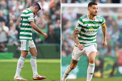 Tom Rogic and Nir Bitton overcome by emotion as they bid Celtic farewell