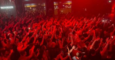Hundreds of Liverpool fans erupt as Jordan Henderson lifts FA Cup trophy
