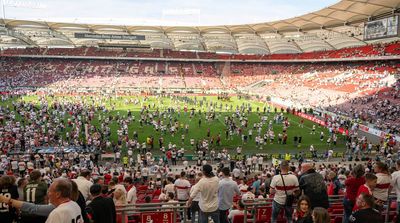 Fans Storm Field As Stuttgart Avoids Relegation From Bundesliga