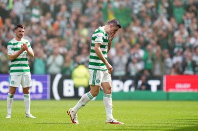 Tom Rogic and Nir Bitton say goodbye to Celtic