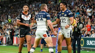 North Queensland Cowboys defeat Wests Tigers 36-12 in NRL Magic Round finale as Sydney Roosters and Canberra Raiders enjoy wins