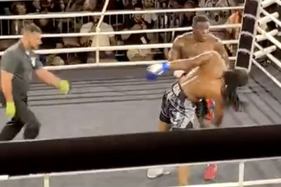Video: Former NFL standout Frank Gore wins pro boxing debut with one-punch knockout