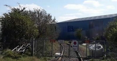 Footage shows the Edinburgh railway station that's been abandoned for years