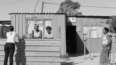Black and white: striking images of South African townships