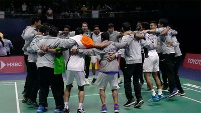 Sports Ministry announces Rs 1 crore reward for victorious Indian men's badminton team