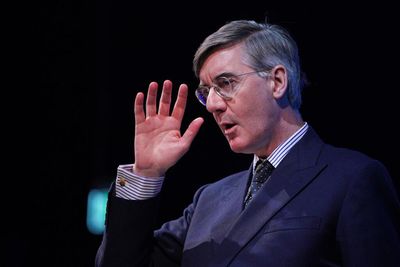 People can't get over this picture of 'efficiency minister' Jacob Rees-Mogg at work