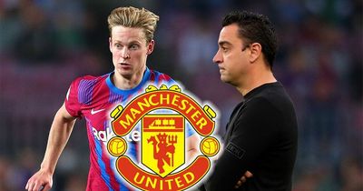 Man Utd dealt last-gasp Frenkie de Jong blow after Xavi endorsed his Barcelona exit