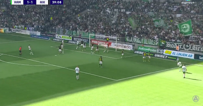 Watch Celtic 'target' Mohanad Jeahze slam home brilliant free kick for Hammarby