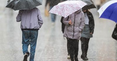 Heavy rainfall lashes South West amid thunderstorm warnings