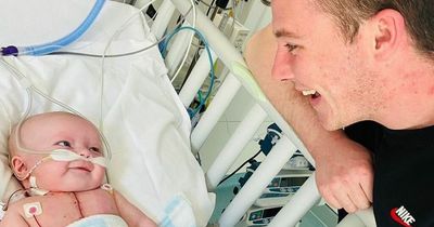 Fragile baby forced to spend weeks in hospital after contracting common cold