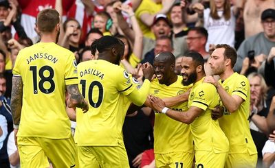 Nine-man Everton miss chance to secure Premier League status in Brentford defeat