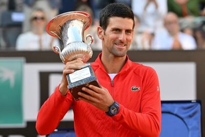 Rome champion Djokovic in 'sunshine double' after son wins first tournament