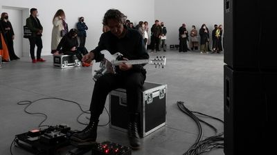 Venice Biennale 2022: Marco Fusinato takes over Australia Pavilion with 200 days of guitar performance and spectacle