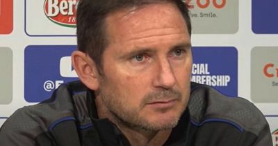 Frank Lampard reacts to Richarlison penalty shout and third red card incident in Everton defeat