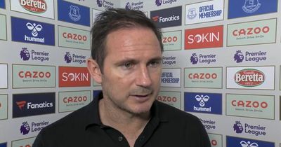 Frank Lampard reacts to double Everton sending off in damaging Brentford defeat