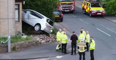 Teen driver ploughs dad's car into living room 'while taking child for a ride'