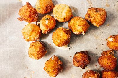 Fried mozzarella is the best dinner