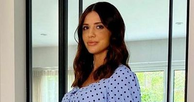 Lucy Mecklenburgh posts adorable intimate video of moving baby bump 'party'