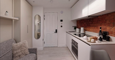 Inside tiny £2,578/month studio flat so small you can cook your dinner from the bed