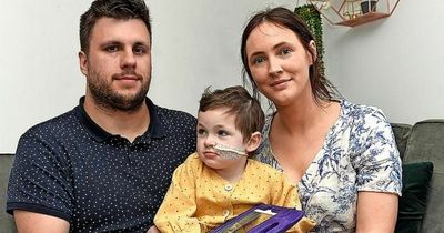 Family of Scots tot with months to live in race against time to raise £312k for life-saving treatment