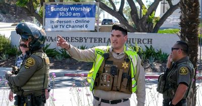 California shooting: Gunman opens fire in church and kills one before being hog-tied