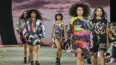 Momentous end to Fashion Week sees First Nations fashion designers announce official opening of Sydney pop-up store